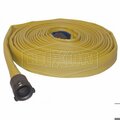 Dixon Heavy Duty Fire Hose, 1-1/2 in, NST NH, 50 ft L, 270 psi Working, Nitrile, Domestic H615Y50RAF